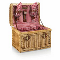 Chardonnay Picnic Basket w/ Wine Service for 2